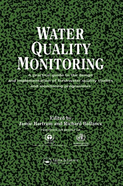 Richard Ballance, Jamie Bartram - Water Quality Monitoring, E-bok