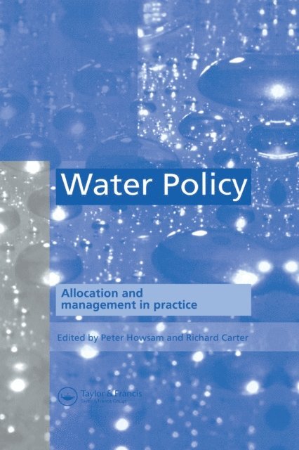 R.C. Carter, P. Howsam - Water Policy, E-bok. Tillgänglighet: Lägg i varukorg