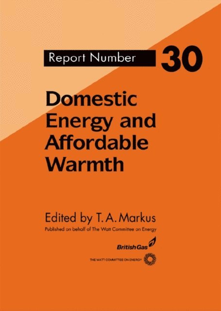 T. Markus - Domestic Energy and Affordable Warmth, E-bok
