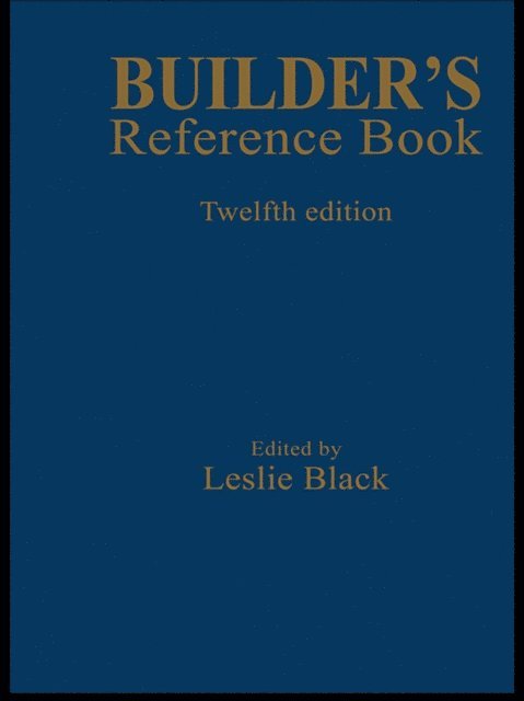 Leslie Black - Builder's Reference Book, E-bok