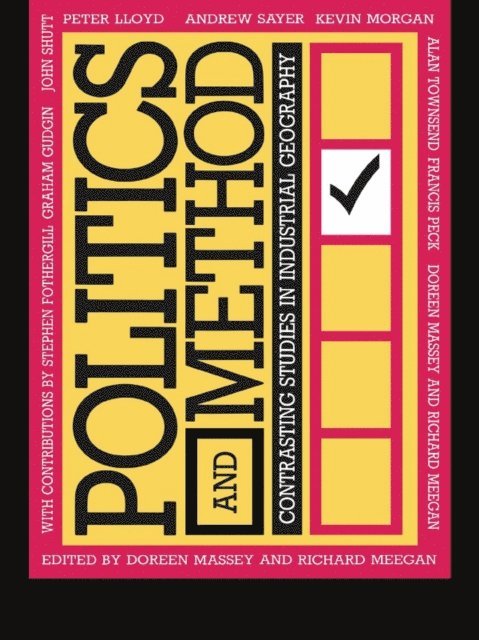 Richard Meegan, Doreen Massey - Politics and Method, E-bok