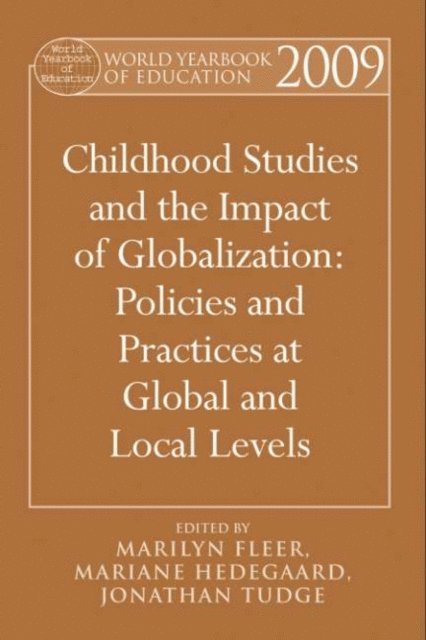Jonathan Tudge, Mariane Hedegaard, Marilyn Fleer - World Yearbook of Education 2009, E-bok