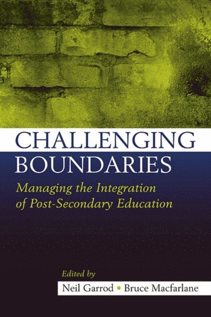 Bruce Macfarlane, Neil Garrod - Challenging Boundaries, E-bok