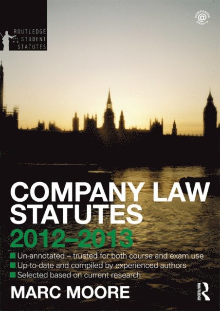 Marc Moore - Company Law Statutes 2012-2013, E-bok