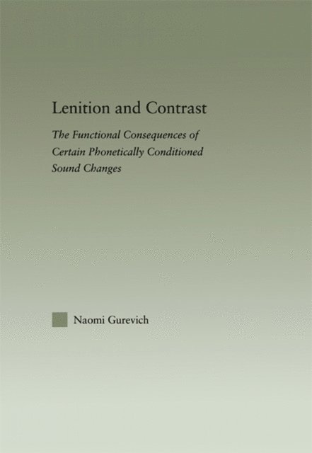 Naomi Gurevich - Lenition and Contrast, E-bok