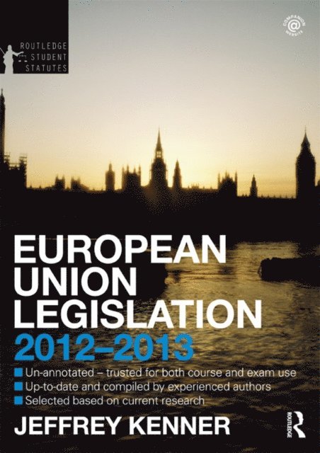 Jeff Kenner, Jeffrey Kenner, D.G. Cracknell - European Union Legislation, E-bok
