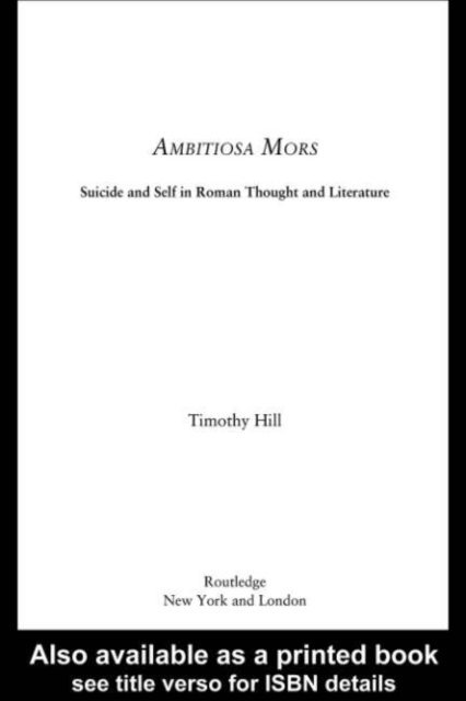 T. D. Hill - Ambitiosa Mors, E-bok