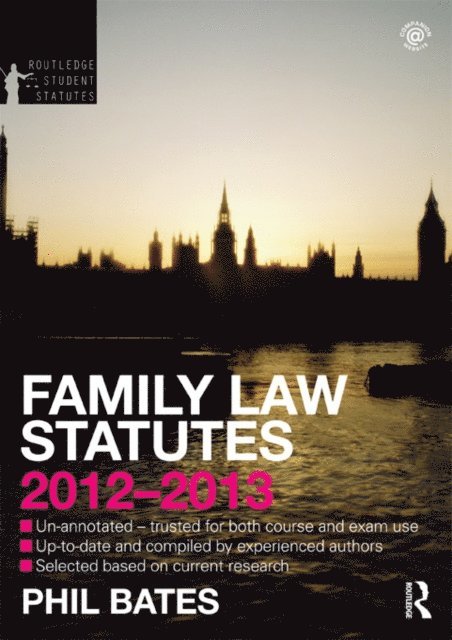 Phil Bates - Family Law Statutes, E-bok