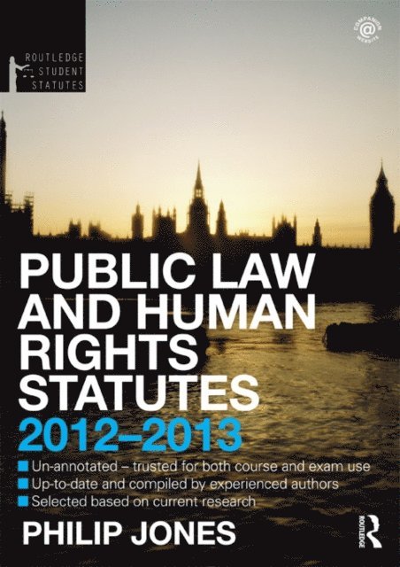 Philip Jones, Paul Behrens - Public Law and Human Rights Statutes, E-bok