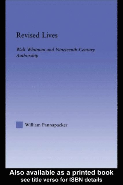William Pannapacker - Revised Lives, E-bok