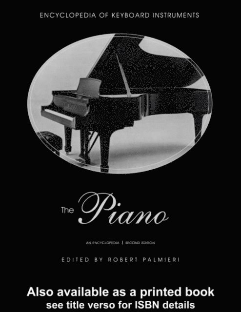 Robert Palmieri - Piano, E-bok