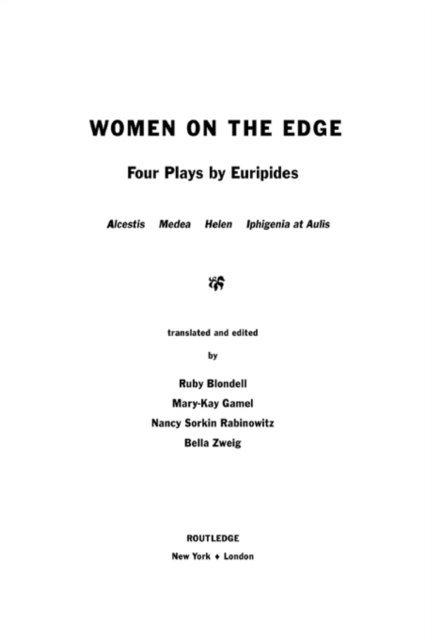 Bella Vivante, Nancy Sorkin Rabinowitz, Mary-Kay Gamel, Ruby Blondell - Women on the Edge, E-bok