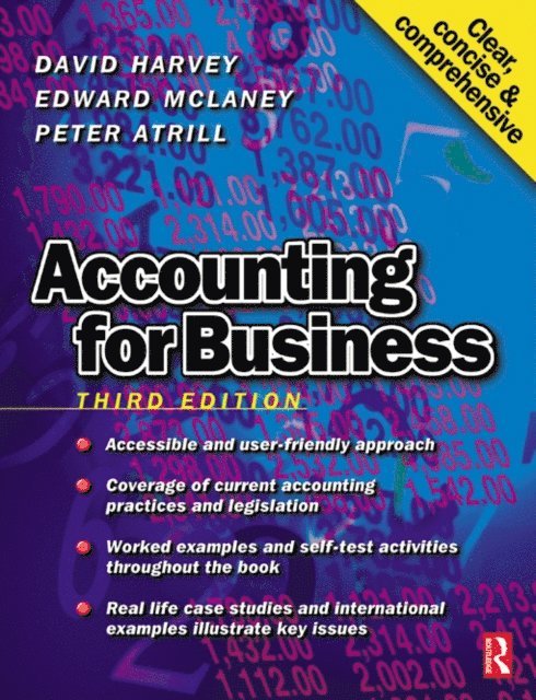 Peter Atrill, Edward McLaney, David Harvey - Accounting for Business, E-bok