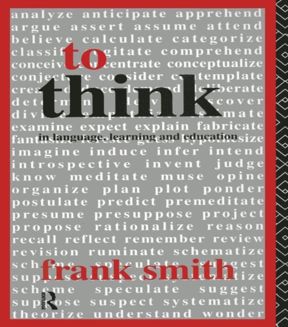 Frank Smith - To Think, E-bok