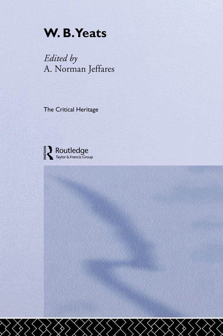 Norman A. Jeffares - W.B. Yeats, E-bok