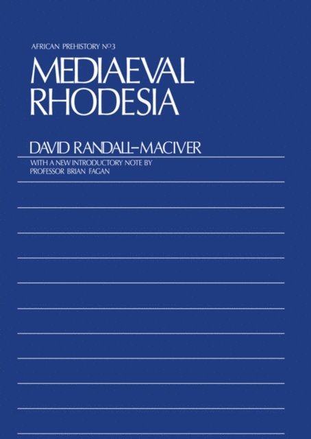 David Randall-Maciver - Medieval Rhodesia, E-bok