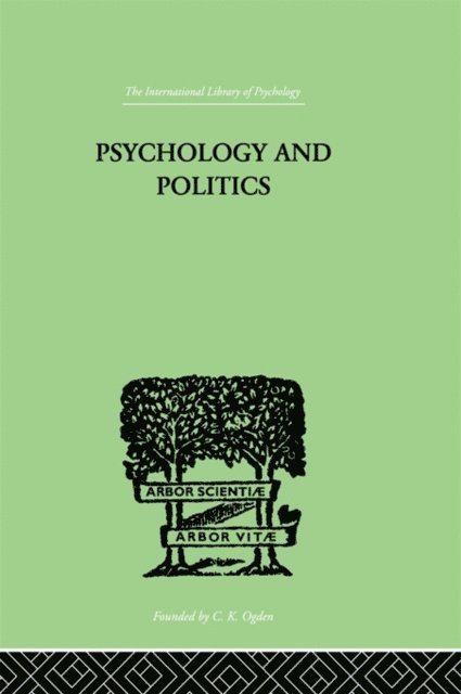 W H R Rivers - Psychology and Politics, E-bok