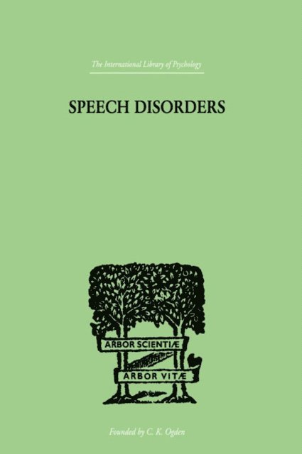 Sara M. Stinchfield - Speech Disorders, E-bok