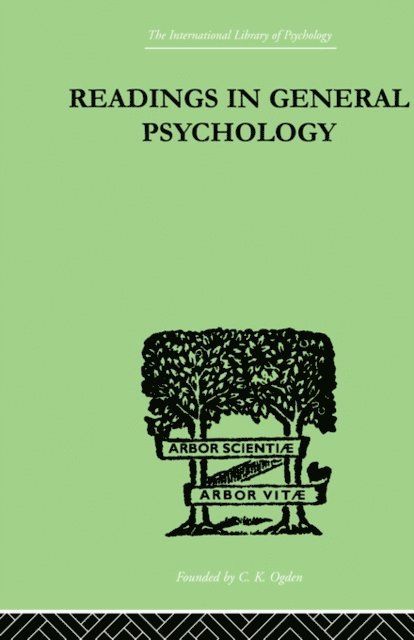 Paul & Iliffe Halmos - Readings In General Psychology, E-bok