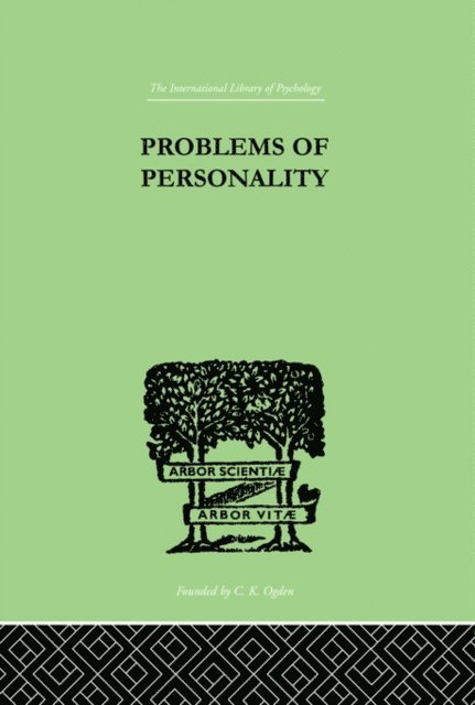 C MacFie & Langfeld H S & McDougall Campbell - Problems of Personality, E-bok