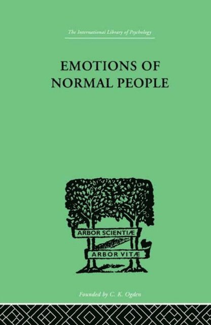 William Moulton Marston - Emotions Of Normal People, E-bok