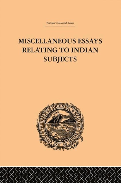 Brian Houghton Hodgson - Miscellaneous Essays Relating to Indian Subjects, E-bok. Tillgänglighet: Lägg i varukorg