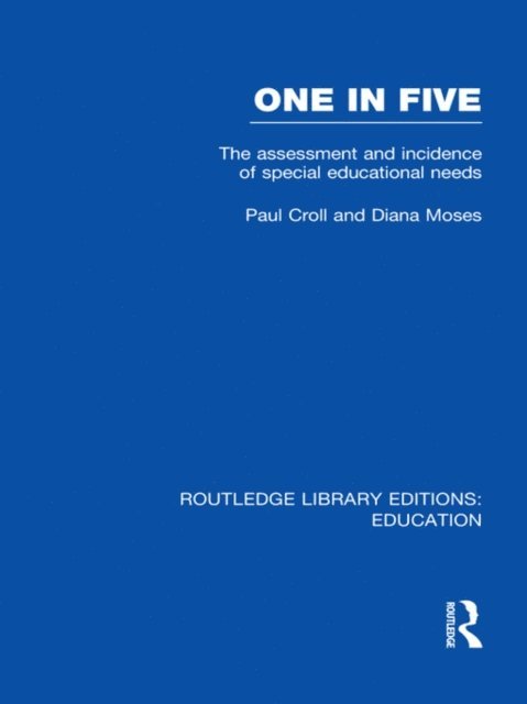 Diana Moses, Paul Croll - One in Five (RLE Edu M), E-bok