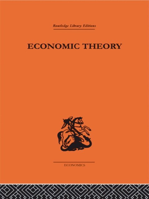 G. B. Richardson - Economic Theory, E-bok