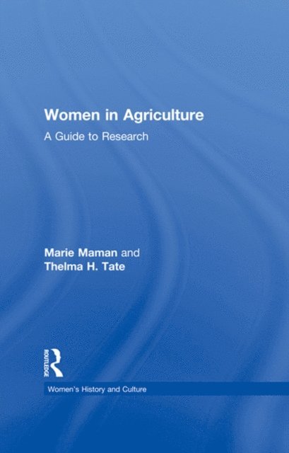 Thelma H. Tate, Marie Maman - Women in Agriculture, E-bok
