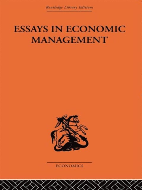 Alec Cairncross - Essays in Economic Management, E-bok