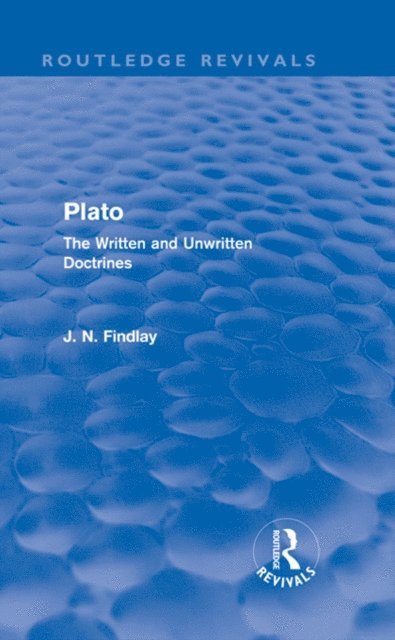 John Niemeyer Findlay - Plato (Routledge Revivals), E-bok