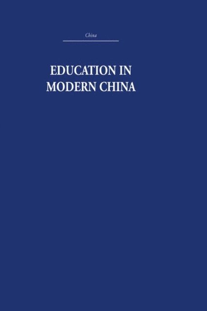 R.F. Price - Education in Modern China, E-bok