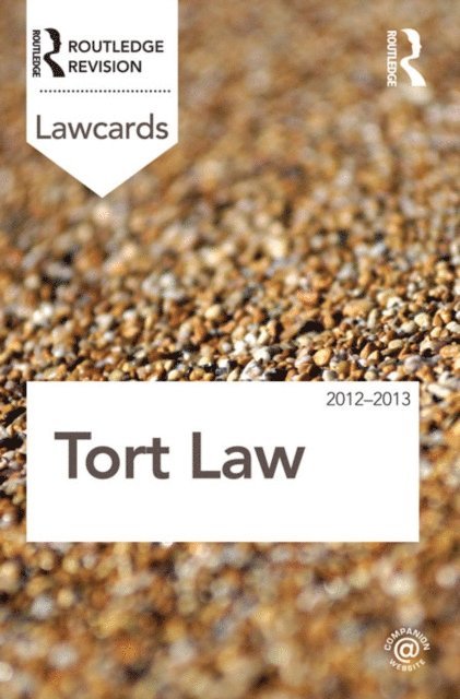 Routledge - Tort Lawcards 2012-2013, E-bok