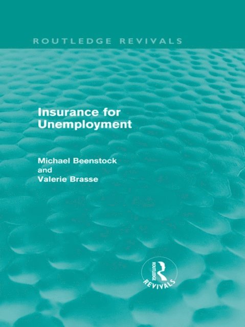 Valerie Brasse, Michael Beenstock - Insurance for Unemployment, E-bok