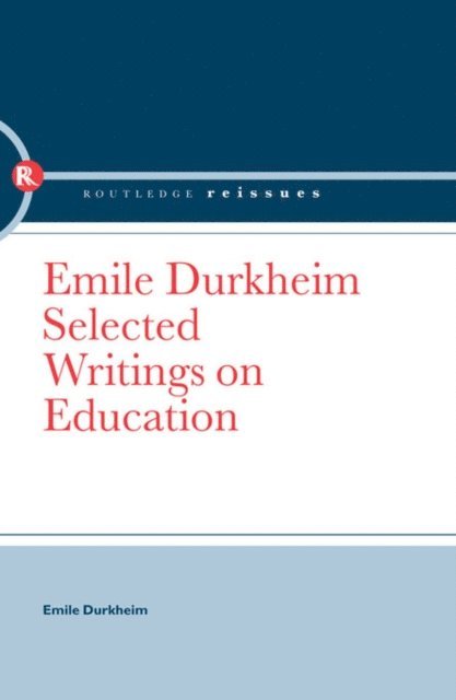 W.S.F Pickering - Emile Durkheim, E-bok