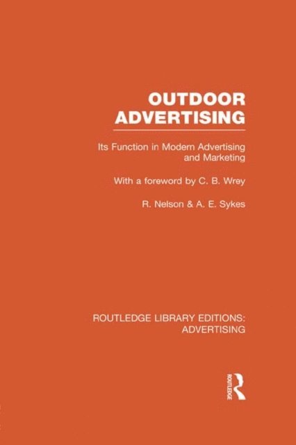 Anthony Sykes, Richard Nelson - Outdoor Advertising (RLE Advertising), E-bok