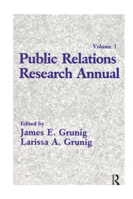 Larissa A. Grunig, James E. Grunig - Public Relations Research Annual, E-bok