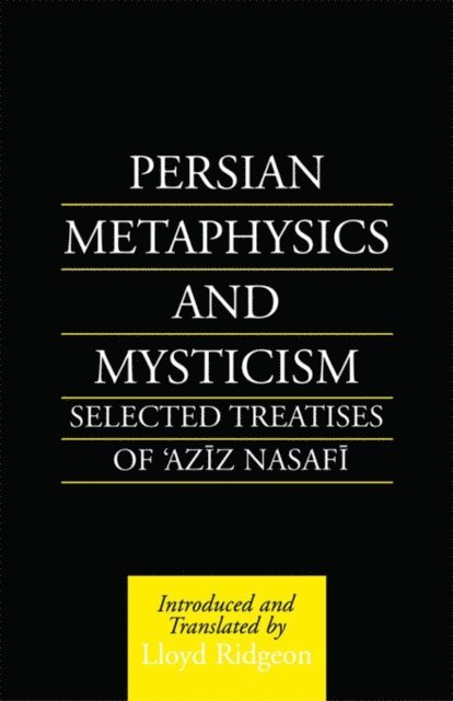 Lloyd Ridgeon - Persian Metaphysics and Mysticism, E-bok