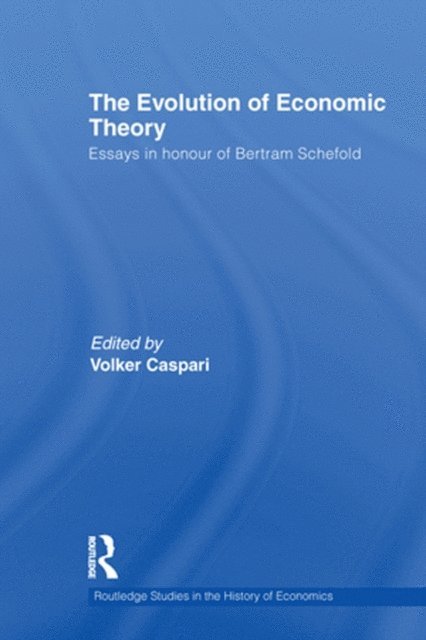 Volker Caspari - Evolution of Economic Theory, E-bok