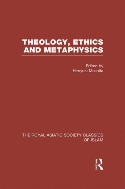 Hiroyuki Mashita - Theology, Ethics and Metaphysics, E-bok