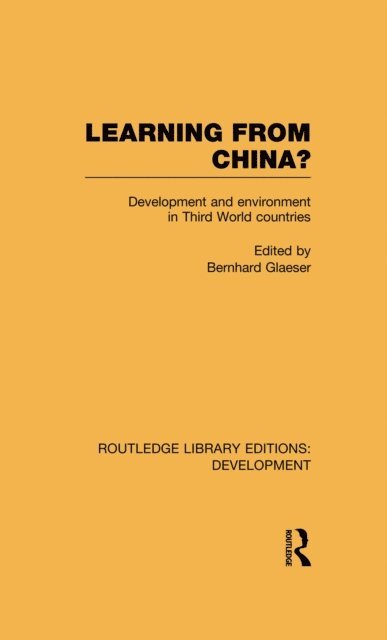 Various Authors - Routledge Library Editions: Development Mini-Set E: Development and the Environment, E-bok