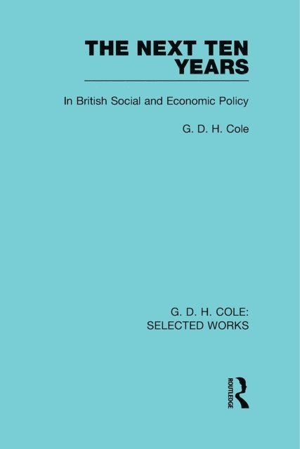 G Cole - Next Ten Years, E-bok