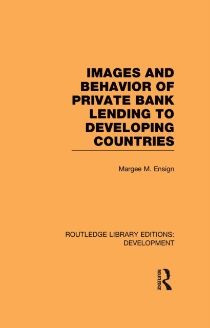 Margee M. Ensign - Images and Behaviour of Private Bank Lending to Developing Countries, E-bok