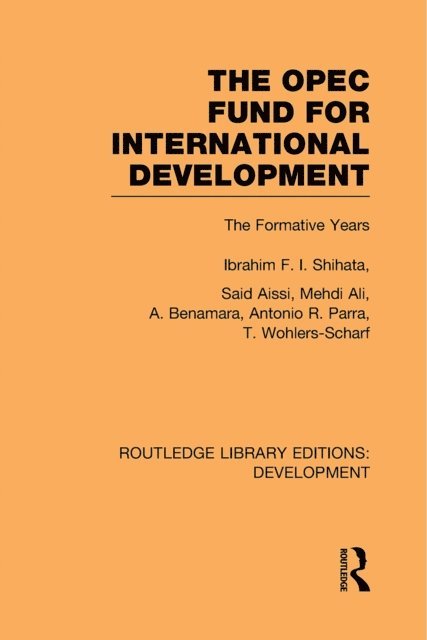 Ibrahim F. I. Shihata - OPEC Fund for International Development, E-bok