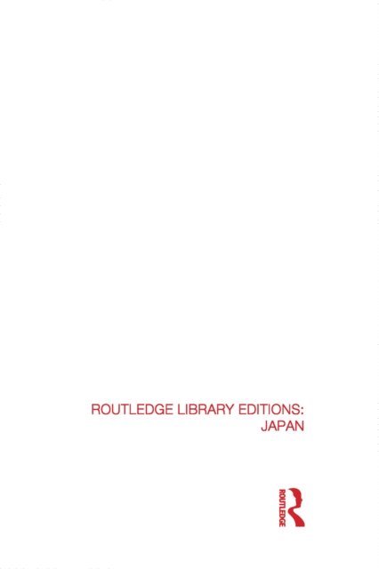 Various Authors - RLE: Japan Mini-Set C: Language and Literature (8 vols), E-bok