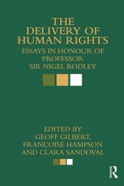 Clara Sandoval, Francoise Hampson, Geoff Gilbert - Delivery of Human Rights, E-bok