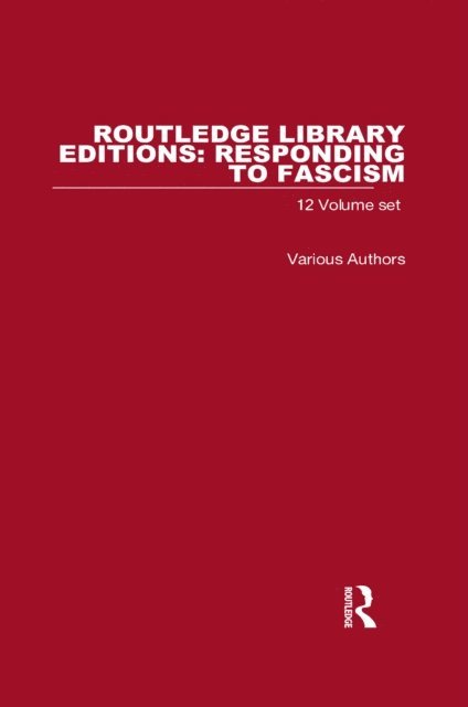 Various - RLE: Responding to Fascism, E-bok