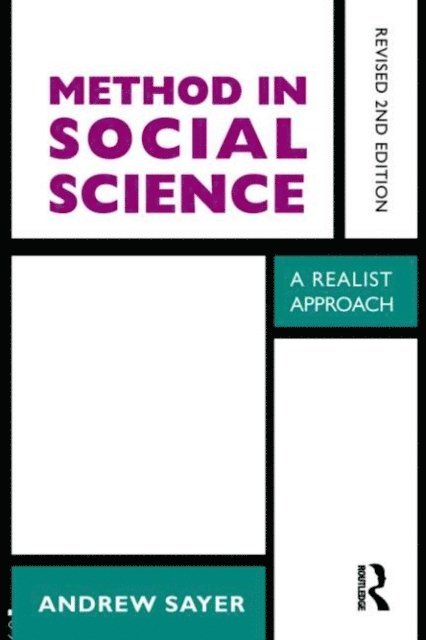 Andrew Sayer - Method in Social Science, E-bok