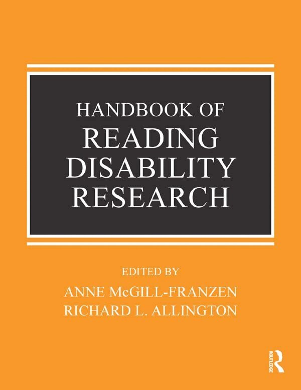 Anne McGill-Franzen, Richard Allington - Handbook of Reading Disability Research, E-bok