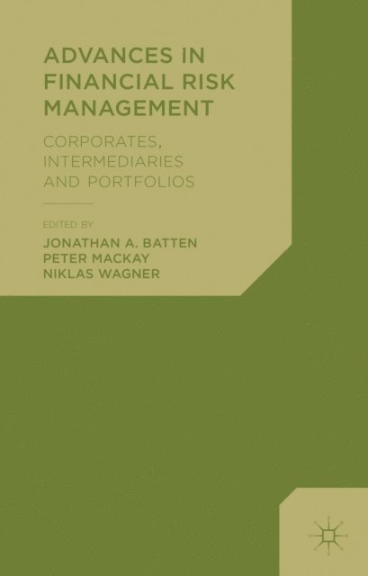 Peter MacKay, Jonathan A. Batten, N. Wagner, P. Mackay - Advances in Financial Risk Management, E-bok